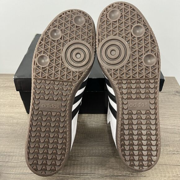 New Adidas Samba ADV Size 11.5 Us Men’s Sneakers White/Black Gum Style GZ8477 - Picture 8 of 9